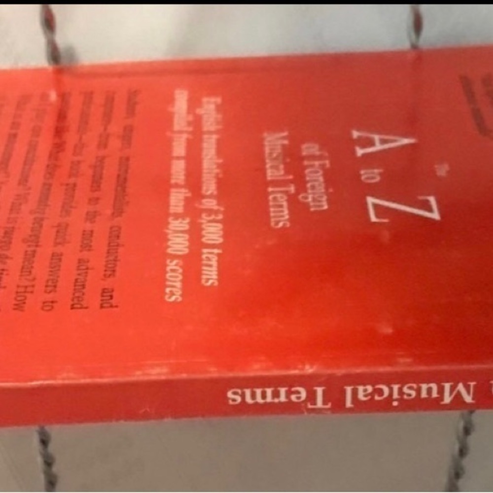 The A-to-Z  Paperback Foreign‎ Musical Terms - Picture 6 of 7